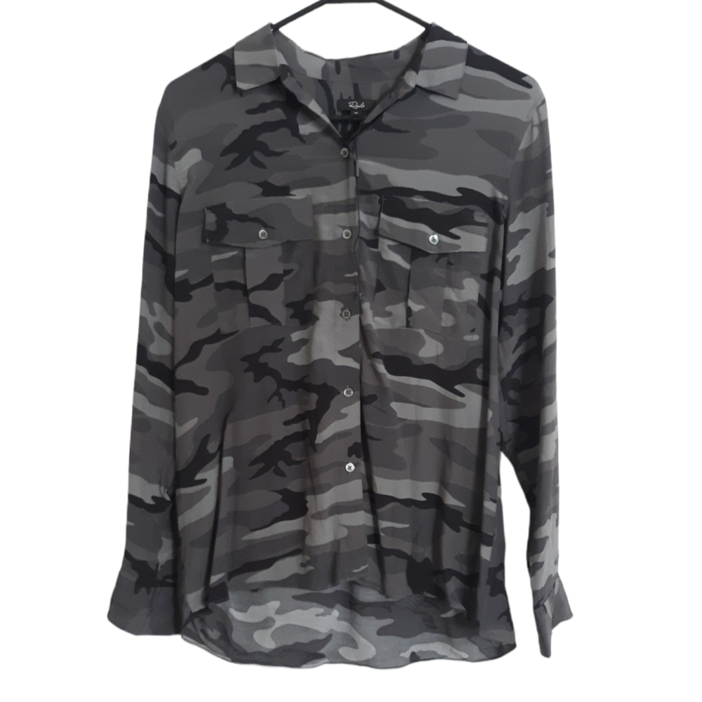 Rails XS Camo Long Sleeve Shirt